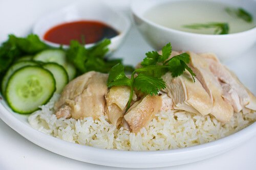 Resep Masakan Singapore Nasi Ayam Hainan Gurih dan Lezat