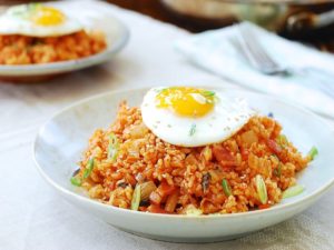 resep nasi goreng kimchi bokkeumbap