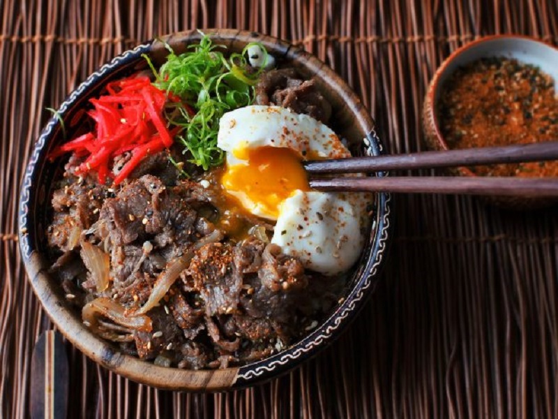 Resep Rice Bowl Chicken Sukiyaki