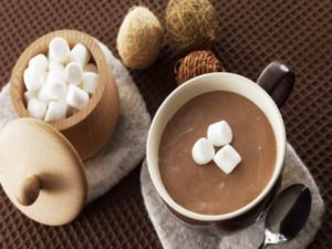 Coklat panas dengan marshmallow (Amerika Serikat)