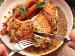 Resep Chicken Steak With Rosemary Sauce