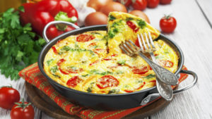 Resep Frittata Keju dan Ayam