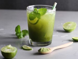 Resep GREEN TEA ES MINT