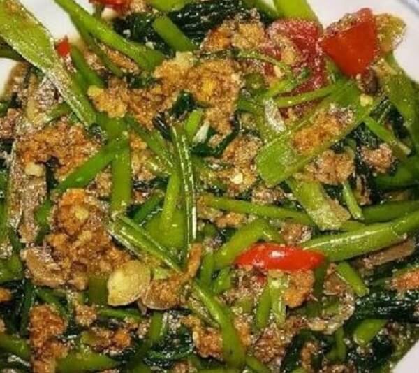 Resep Kangkung Oncom