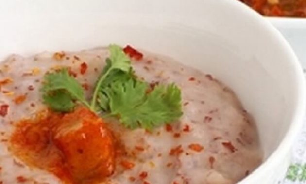 Resep Bubur Beras Merah