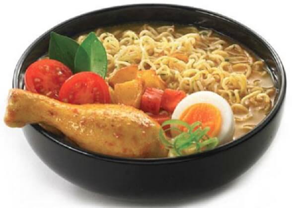 Resep Indomie Rebus Kari Ayam Pedas